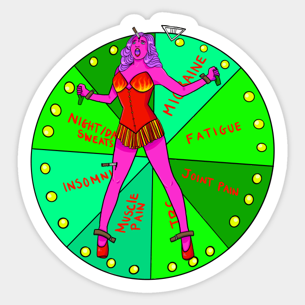 Wheel of Symptoms Sticker by steffiemolla